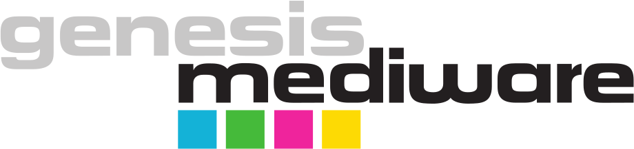 ieses Bild zeigt das Logo von genesis mediware.